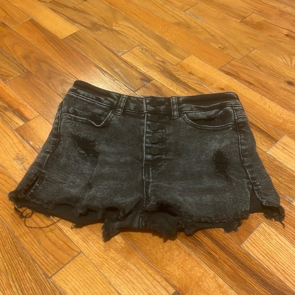 Indigo Reign Black Denim Shirts Size 1/24 Excellent Condition